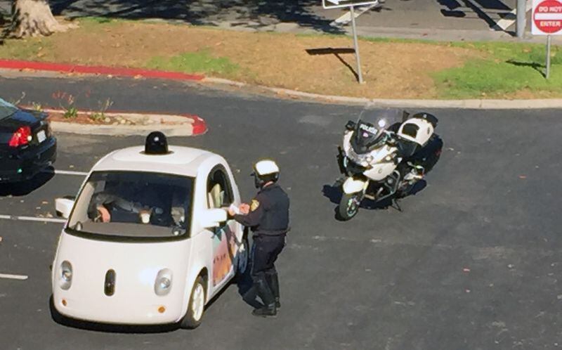In the future, only Google will be able to afford traffic tickets. (Zandr Milewski via AP)