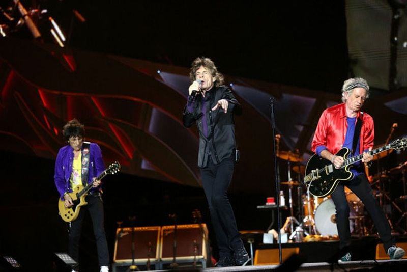 The Stones perform "Start Me Up." The Rolling Stones rocked 42,000 fans Tuesday night, June 9, 2015, at Bobby Dodd Stadium on their Zipcode Tour. Robb D. Cohen /.RobbsPhotos.com   