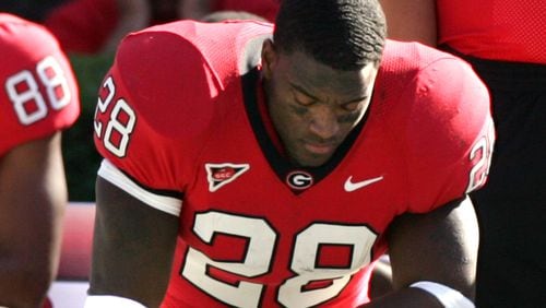 Running back Danny Ware played briefly for the Georgia Bulldogs.