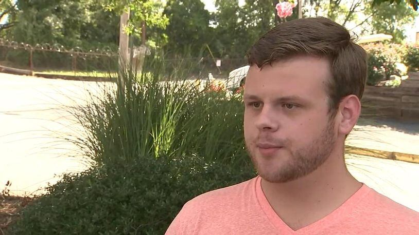 Robbery victim Tripp Barrett said he and his friends have been on high alert since the Pulse nightclub shooting in Orlando last month. (Credit: Channel 2 Action News)