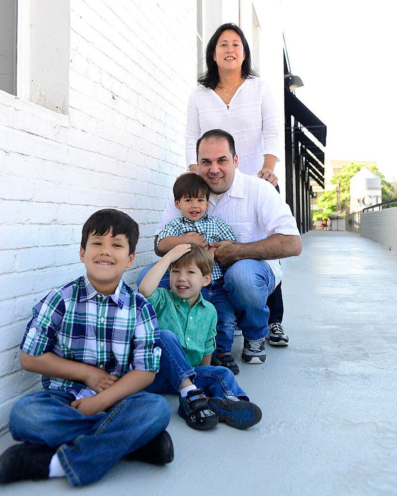 Peter Zhiss and Laura Grifenhagen Zhiss, with sons, Maxwell, 8, Benjamin, 5, and Samuel, 3, purchased their Mableton home in 2008. Peter Zhiss is a media supervisor at U..S International Media, and Laura Grifenhagen Zhiss owns Apex Logistics.