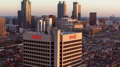 Coca-Cola is just one of the corporate giants that call Georgia’s Fifth Congressional District home. (David Tulis / AJC file)