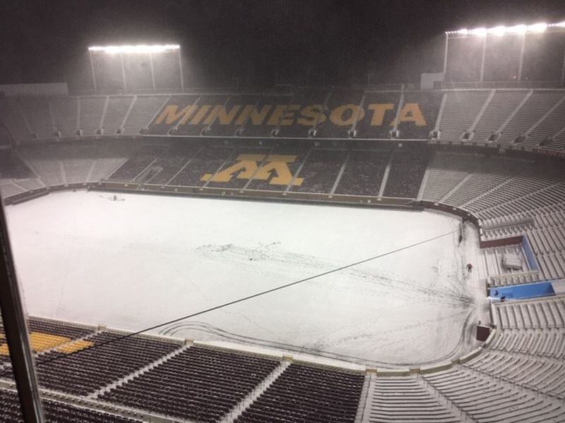 What the stadium looked like 2 hours or so after the MLS game between Atlanta United and Minnesota United. (Doug Roberson)
