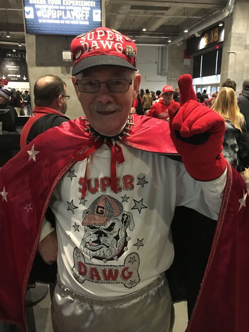 J.T. "Superdawg" Ricketson graduated from the University of Georgia in 1964. He's a staple at UGA games.