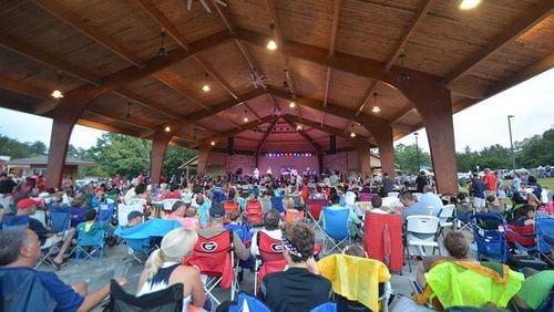 Johns Creek will continue its rental program at Mark Burkhalter Amphitheater at Newtown Park, with lower base rentals for small, low-impact events. CITY OF JOHNS CREEK