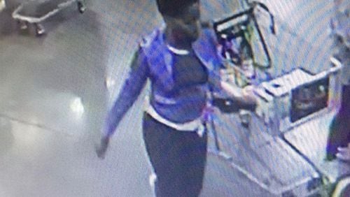 Police are asking for public help to identify a woman who allegedly purchased gift cards using a stolen credit card. Courtesy Peachtree City Police