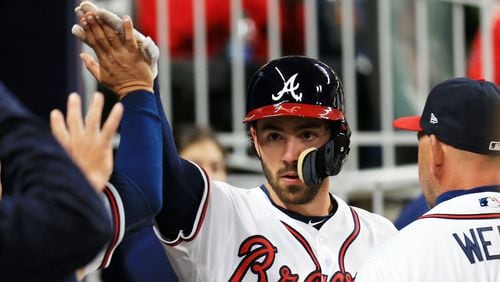 Braves shortstop Dansby Swanson is off to a strong start this year in his second full season in the major leagues.
