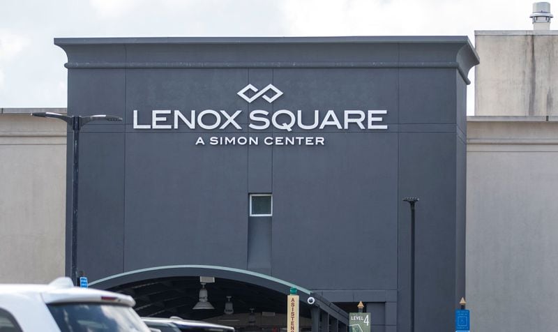 09/21/2021 — Atlanta, Georgia — The exterior of Lenox Square Mall.