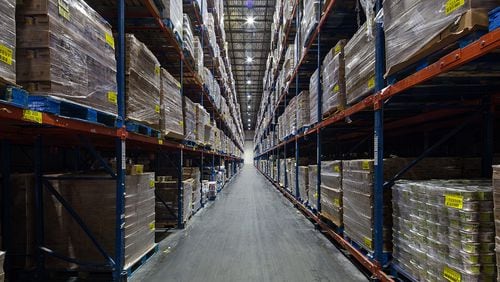Inside an Americold warehouse. Source: Americold.