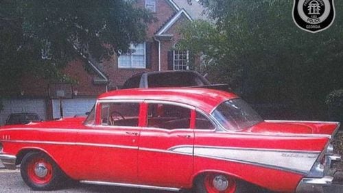 A 1957 Chevy Bel Air was reported stolen in Cherokee County.