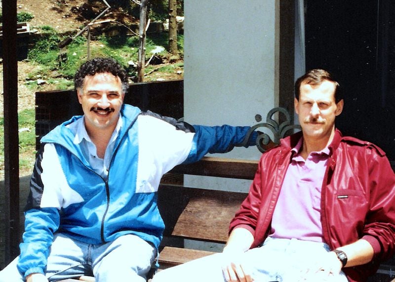  Javier Pena and Steve Murphy for real in June, 1992 before Escobar was captured. CREDIT: Courtesy of Steve Murphy