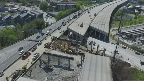 Work to restore the Interstate 85 bridge is going on round the clock, but the true test to the destruction begins this week. WSBTV