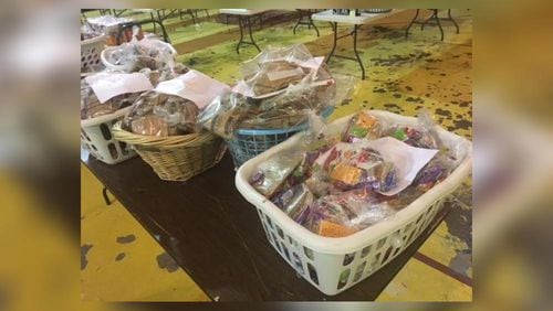 The Lithia Springs Church of God is asking for donations after arsonists broke into its gym, started a fire and ruined donated food.