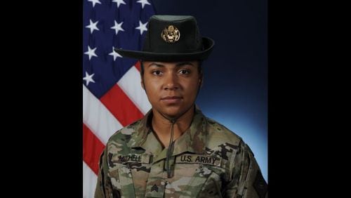 An Army drill sergeant on holiday leave was found shot to death and slumped inside her car on a Texas highway on New Year’s Day, according to reports.
Authorities patrolling Interstate 10 in San Antonio about 2 a.m. last Friday found Sgt. Jessica Mitchell, 30, without a pulse and wounded multiple times inside a white Dodge Challenger that had been riddled with bullets to the driver’s side door and window, the Army Times reported citing San Antonio police and military officials.