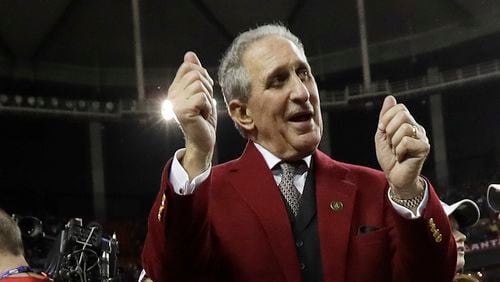 Atlanta Falcons owner Arthur Blank is in his first Super Bowl.