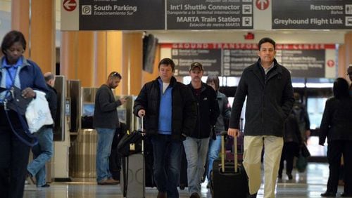 Delta's mammoth hub at Hartsfield-Jackson brings a daylong sea of passengers through the airport.