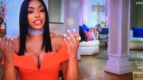 Porsha Williams wants the sperm from an ex boyfriend for a possible baby. CREDIT: Bravo screen shot