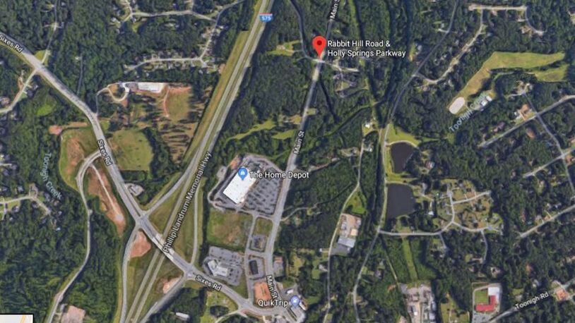 Holly Springs Parkway in Holly Springs will be closed for construction starting March 19 and ending in August from the Home Depot store to Rabbit Hill Road. GOOGLE MAPS