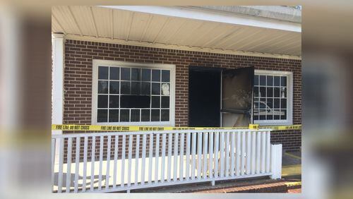 A fire at a probation office in Canton has been ruled arson, authorities said.