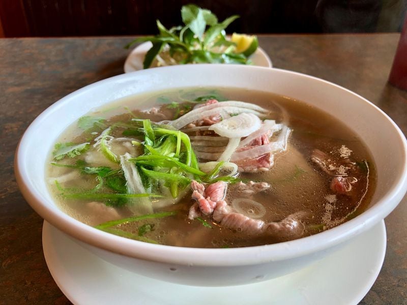 Pho tai gau is available late at night at Pho 24 in Chamblee. CONTRIBUTED BY BRAD KAPLAN