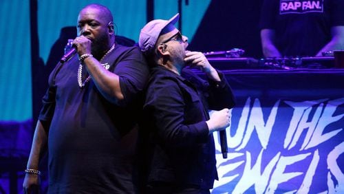 Run the Jewels, who performed with the Foo Fighters for a DirecTV pre-Super Bowl concert, will help represent Atlanta at the 50th anniversary of Woodstock this summer in upstate New York.