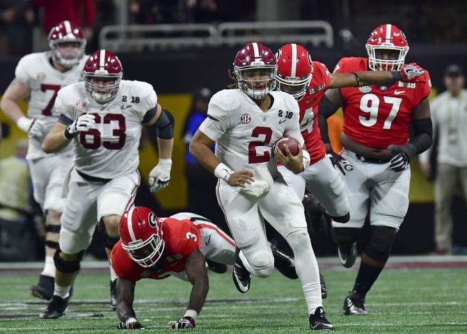 Photos: Bulldogs battle Alabama for national title