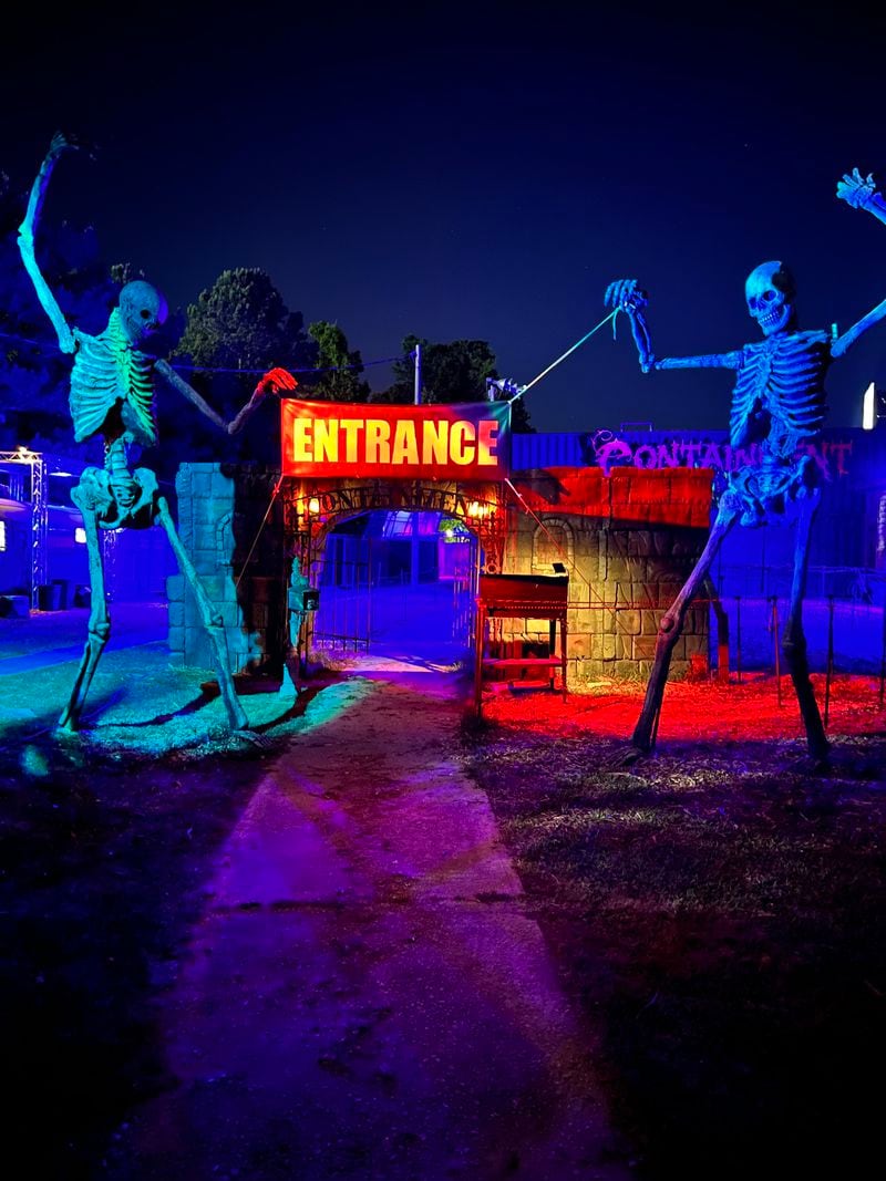 They certainly are welcoming at Containment Haunted House.
(Courtesy of Joey McCollough)