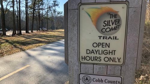 The Silver Comet Trail runs from Cobb County to Anniston, Ala.