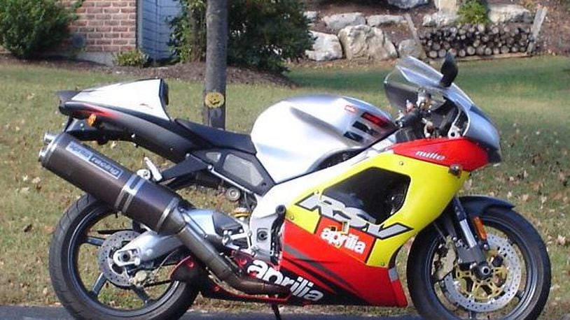 The theft of this motorcycle became a subject of DNA tracing, Forsyth County deputies said.
