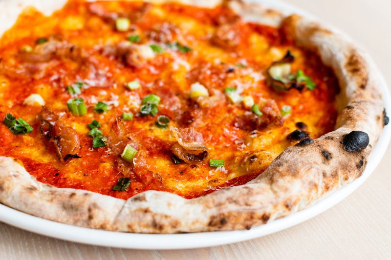 Adalina’s pork-jowl pizza is a model of simplicity, allowing the restaurant’s dough and sauce to shine. CONTRIBUTED BY HENRI HOLLIS