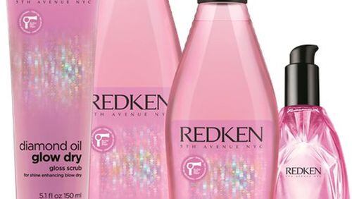 Redken’s new oil-infused Diamond Oil Glow Dry collection