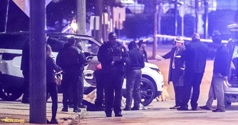 The victim was shot and killed Friday morning in an area of Midtown Atlanta popular for nightlife.