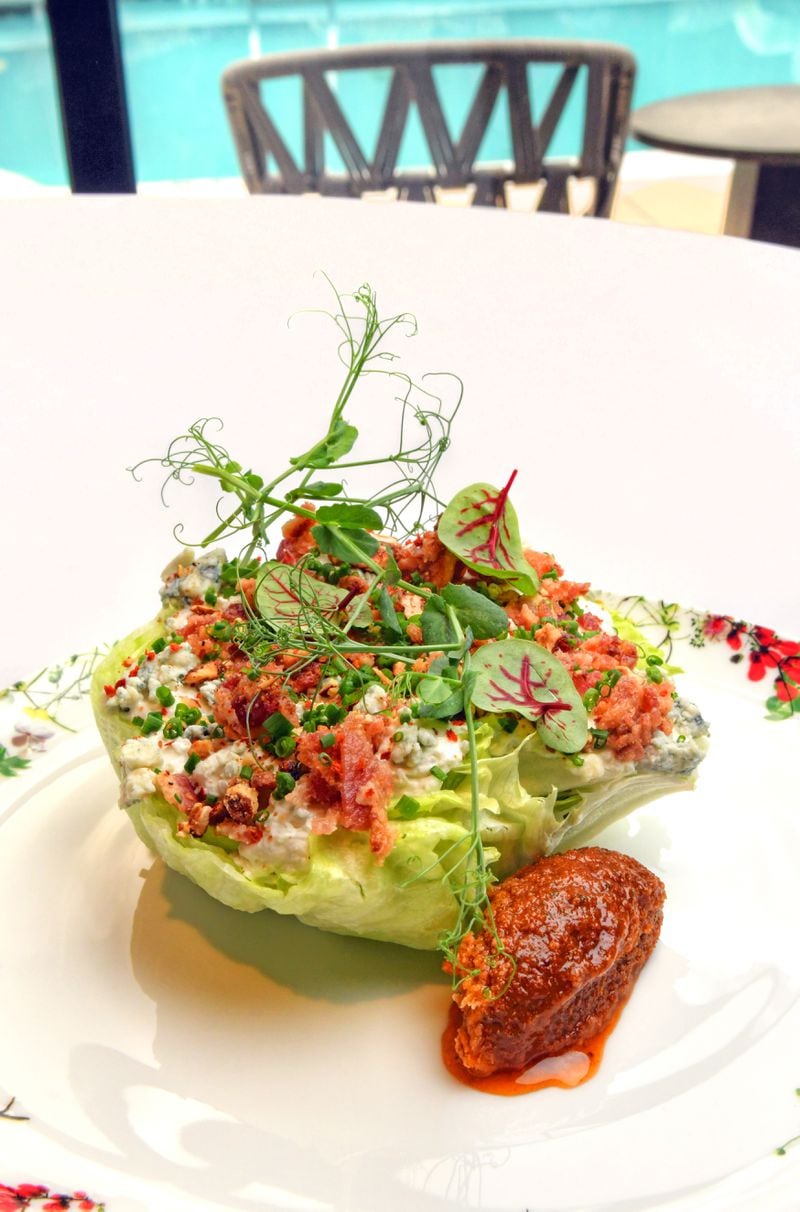 The Burgess Wedge Salad from Fia. (Styling by chef Matt Meacham / Chris Hunt for the AJC)