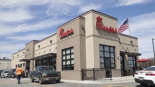 Chick-fil-A, which has continued to face questions about its charitable, says it is reworking its philanthropic giving. (ALYSSA POINTER/ALYSSA.POINTER@AJC.COM)