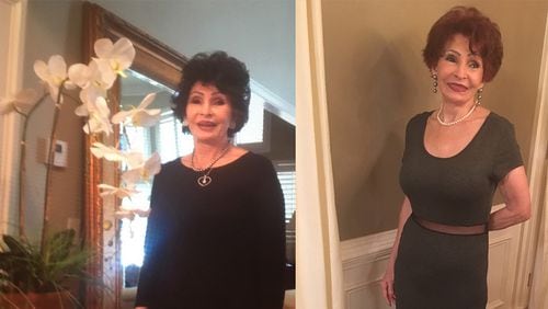 Ada Waters weighed 145 pounds when the photo on the left was taken in April 2014. In the photo on the right, taken in December, she weighed 125 pounds. (Photos contributed by Ada Waters).
