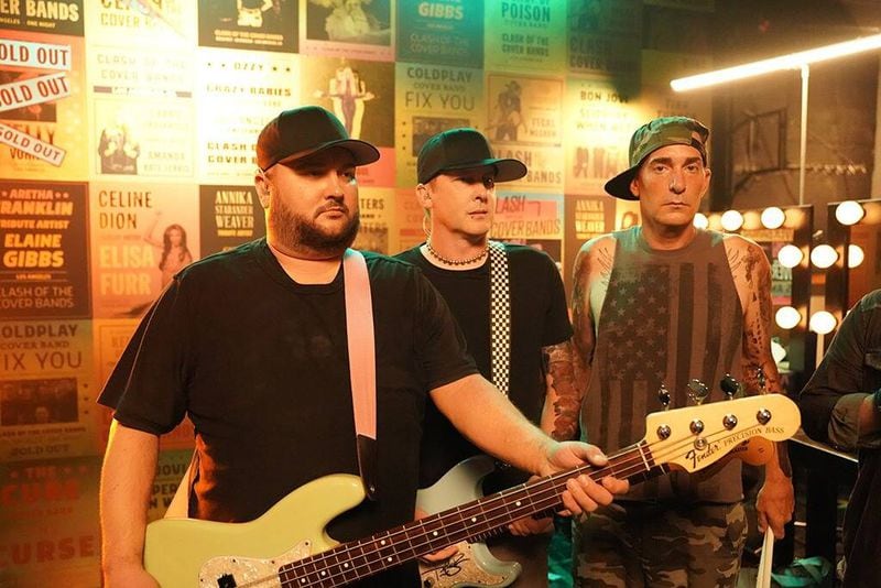 Atlanta-based cover band Blank-281, who cover Blink-182 tunes, will be featured on an upcoming episode of "Clash of the Cover Bands" on E!, which debuts Wednesday, October 13, 2021 at 9:30 p.m. E!