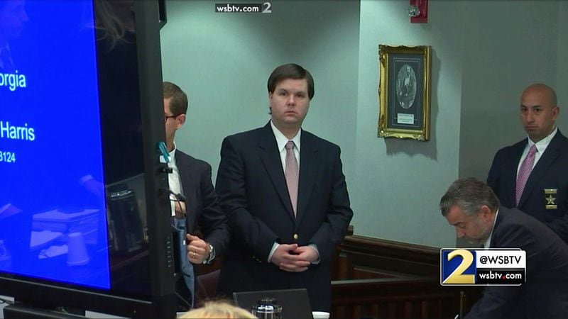 Ross Harris in the courtroom on Monday, Nov. 7, 2016 (Credit: Channel 2 Action News via screengrab)