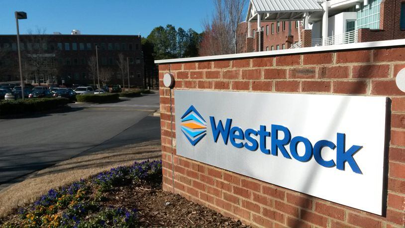 Atlanta-based WestRock, which makes paper and packaging, was formed by the combination of Rock-Tenn and MeadWestvaco. (2017 file photo Matt Kempner/AJC)