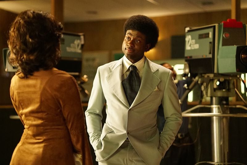 Still of Sinqua Walls as Don Cornelius from BET's "American Soul" episode 204. (Photo: Annette Brown/BET)