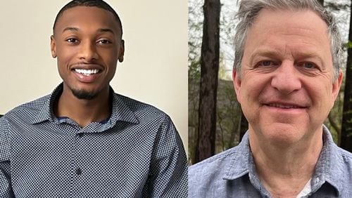 Donovan Thomas (left) and Timothy Pratt are joining the reporting staff for The Atlanta Journal-Constitution, which is a partner with Report for America.