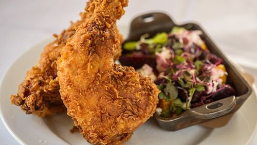 Table & Main's fried chicken is part of their prix fixe dinner menu for Roswell Restaurant Week. Photo: Angie Webb Creative