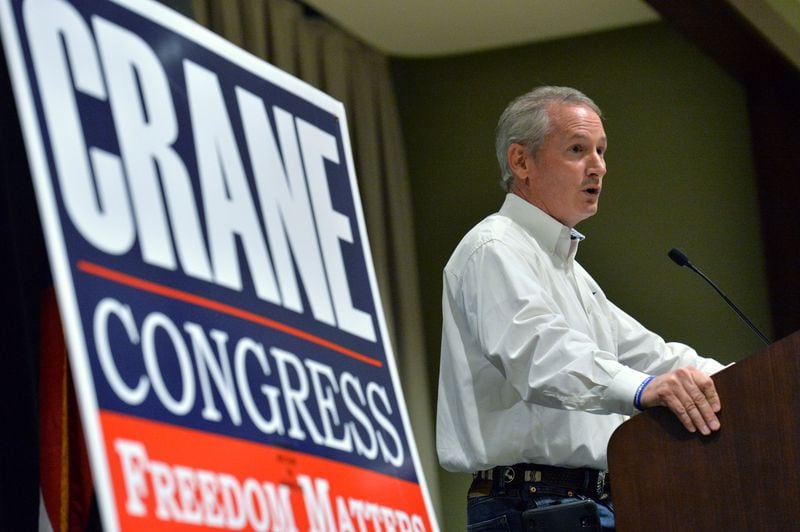 Former state Sen. Mike Crane is one of the more conservative members of the field in the 3rd Congressional District's GOP primary. He's comfortable attacking the establishment. Hyosub Shin/hyosub.shin@ajc.com