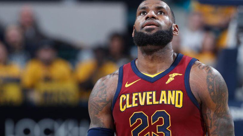 LeBron James gave his teammates new suits before Game 3 of the Cavaliers' playoff series against Indiana, but didn't help as the Pacers won 92-90.