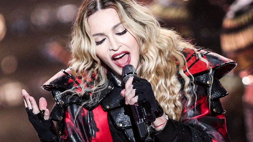 Madonna performs at the opening night of her “Rebel Heart” tour at the Bell Center on Sept. 9, 2015, in Montreal. The tour hits Philips Arena on Jan. 20. RICH FURY / INVISION / AP