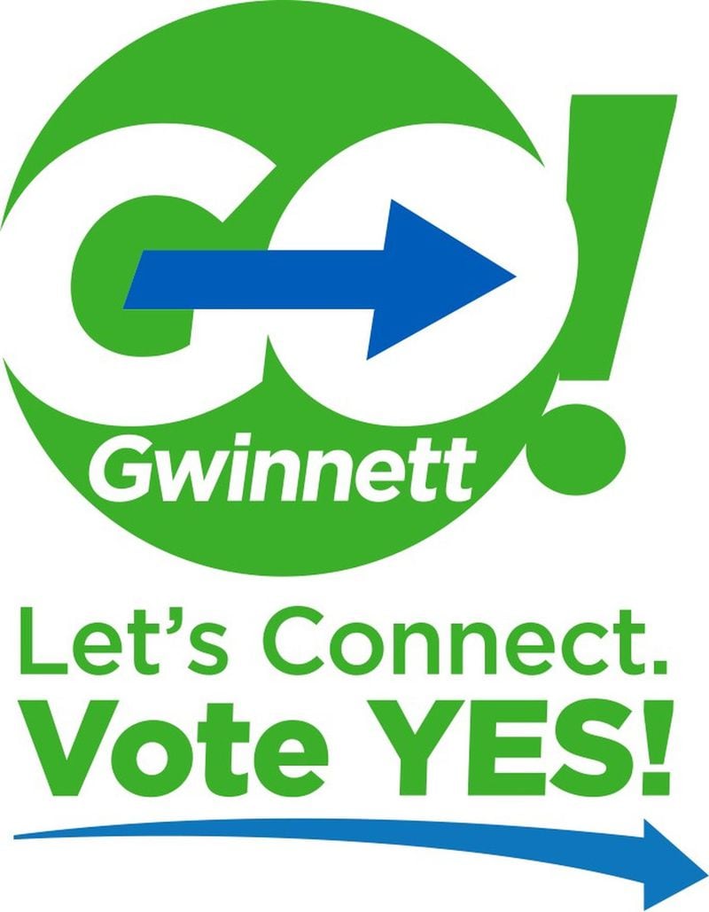 The logo for “Go Gwinnett,” a pro-transit advocacy group formed ahead of Gwinnett’s March 19 referendum on joining MARTA. SPECIAL PHOTO