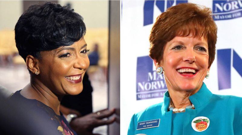 Who will be Atlanta’s next mayor? City Councilwomen Keisha Lance Bottoms and Mary Norwood will face off in a Dec. 5th runoff.