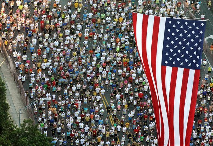 2009 -- Peachtree Road Race through the years