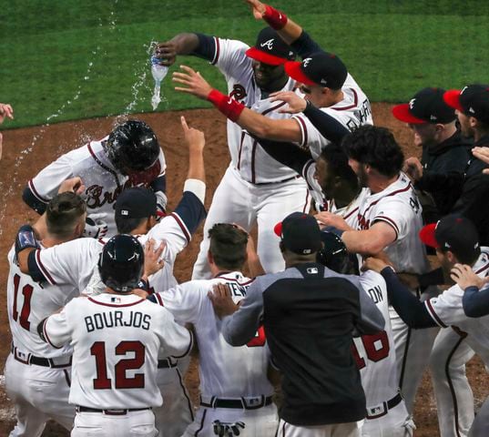 Photos: Markakis gives Braves a walkoff win over the Phillies