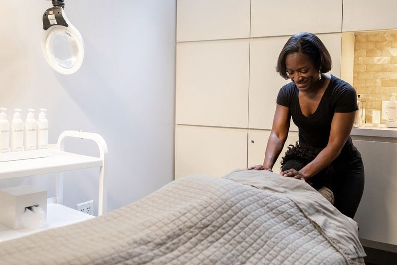 Get glowing skin with an exfoliating body scrub and relaxing massage at Exhale Spa in the Loews Atlanta Hotel.
Courtesy of Loews Atlanta Hotel