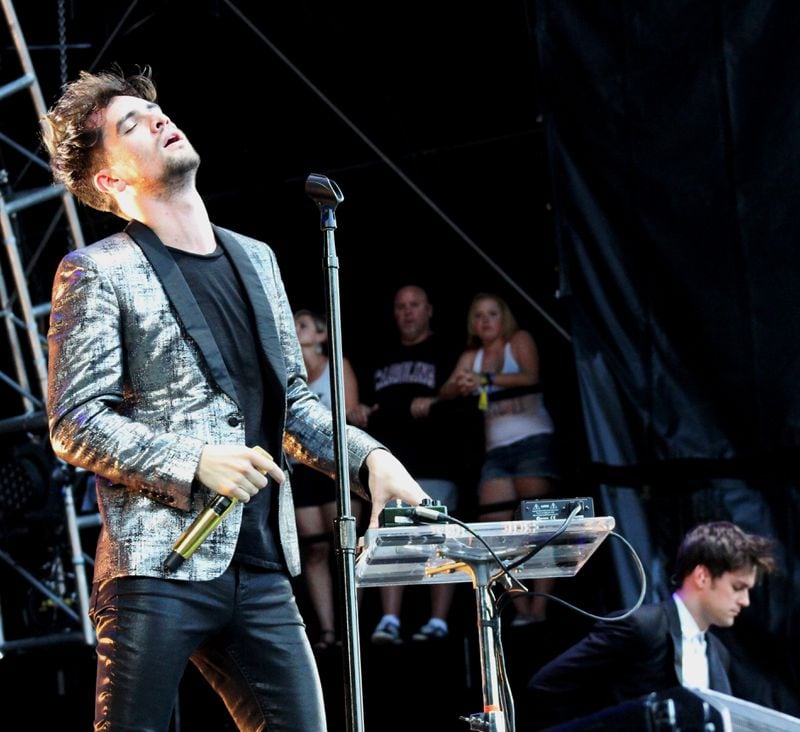 Panic! frontman Brendon Urie loves the drama. Photo: Melissa Ruggieri/AJC.